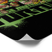 Mademark X - Womens - Original Tmnt New Series Tea Poster (Ecke)