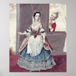 Mademoiselle Contat in der Rolle von Suzanne Poster