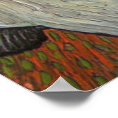 Mademoiselle Gachet am Piano von van Gogh Poster (Ecke)