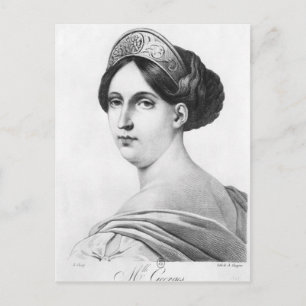 Mademoiselle George, 1825 Postkarte