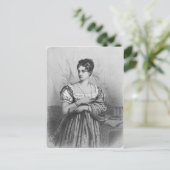 Mademoiselle George, graviert von J. Champagne Postkarte (Stehend Vorderseite)