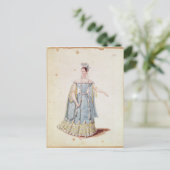 Mademoiselle Georges in 'Isabeau de Baviere' Postkarte (Stehend Vorderseite)