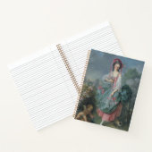 Mademoiselle Guimard als Terpsichore Notizblock (Innenseite)