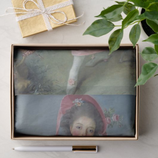 Mademoiselle Guimard (von Jacques-Louis David) Seidenpapier (Geschenk)