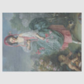 Mademoiselle Guimard (von Jacques-Louis David) Seidenpapier (Vorderseite)