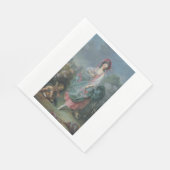 Mademoiselle Guimard (von Jacques-Louis David) Serviette (Ecke)