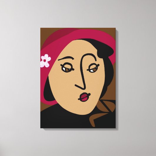 Mademoiselle Leinwanddruck (Vorderseite)