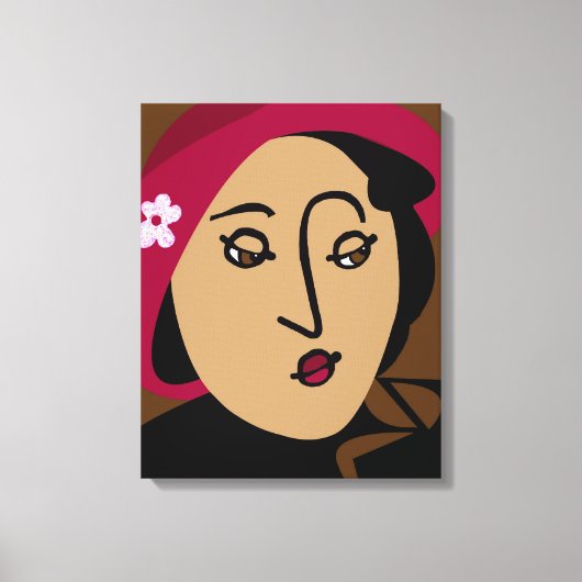Mademoiselle Leinwanddruck (Vorderseite)