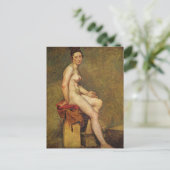 Mademoiselle Rose Postkarte (Stehend Vorderseite)