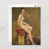 Mademoiselle Rose Postkarte (Vorne/Hinten)