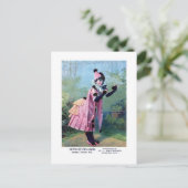 Mademoiselle Vanoni Postkarte (Stehend Vorderseite)