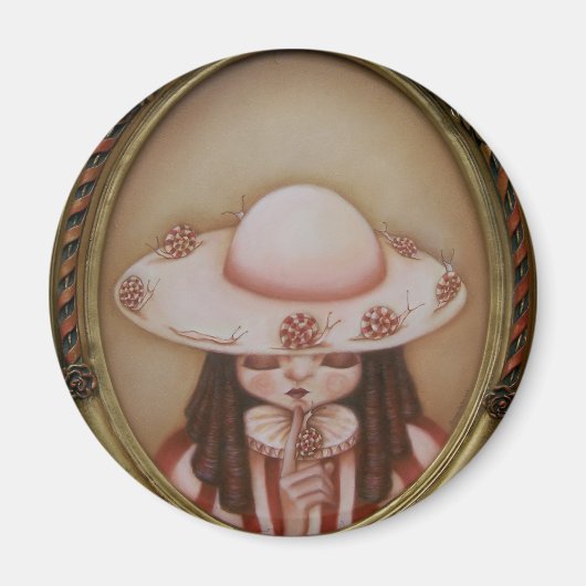 Mademoisielle Escargot - Magnet (Vorne)