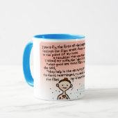 Madenbecher Tasse (Vorderseite Links)