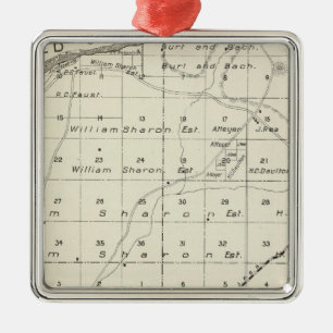 Madera County, Kalifornien 5 Ornament Aus Metall