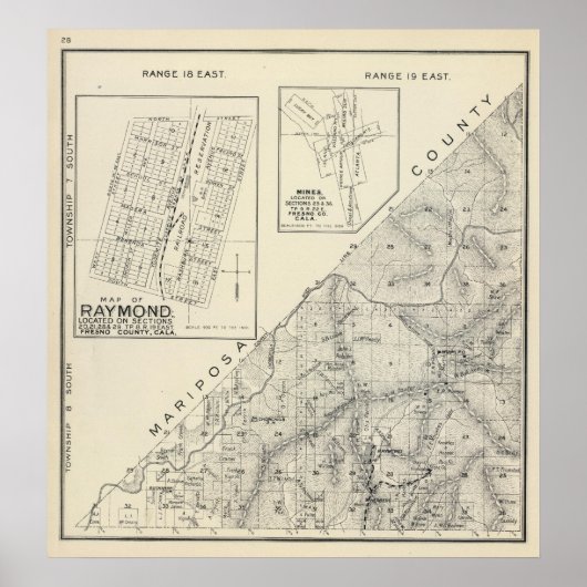 Madera Landkreis, Kalifornien Poster (Vorne)