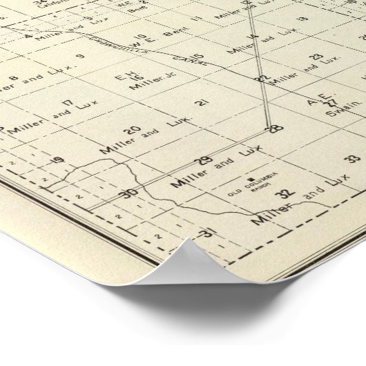 Madera Landkreis, Kalifornien Poster (Ecke)