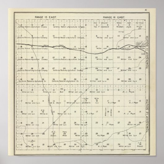 Madera Landkreis, Kalifornien Poster (Vorne)
