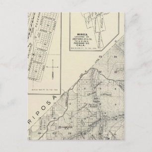 Madera Landkreis, Kalifornien Postkarte