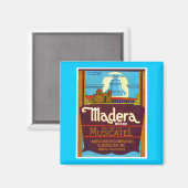 Madera Muscatel Magnet (Vorderseite/Rückseite)