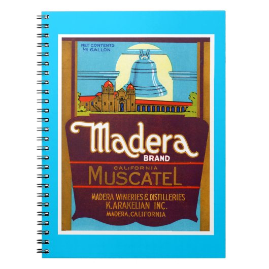 Madera Muscatel Notizblock (Vorderseite)