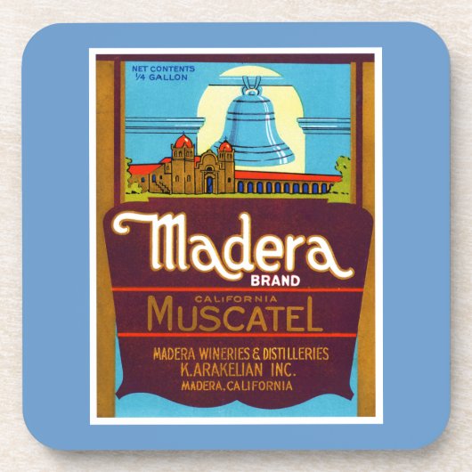Madera Muscatel Untersetzer (Vorderseite)