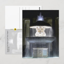 Maderno-Brunnen, Petersplatz - Postkarte