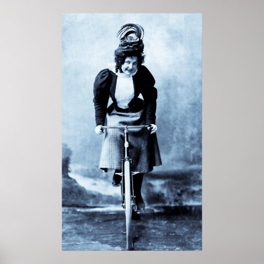 Madge Lessing 1902 - Vintages Cyan Poster (Vorne)