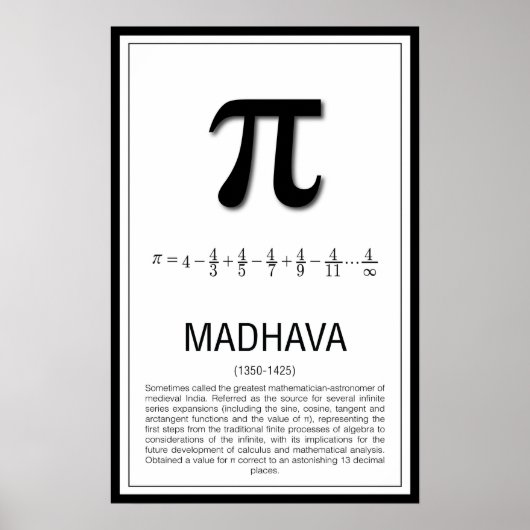 Madhava Poster (Vorne)