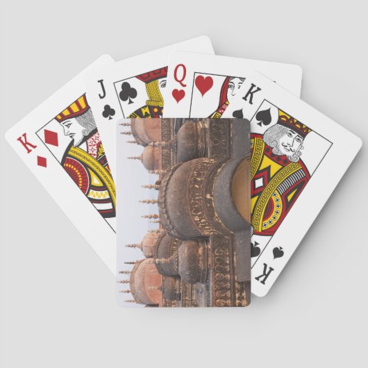 Madhavendra Palace bei Sonnenuntergang, Jaipur Spielkarten (Rückseite)