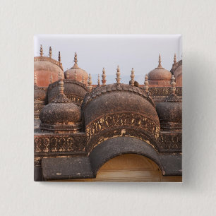 Madhavendra-Palast bei Sonnenuntergang, Jaipur Button