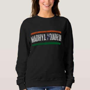 MADHYA PRADESH INDIEN MIT SEINEM STOLZEN INDISCHEN SWEATSHIRT