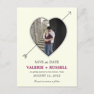 Madi In Liebe Foto Save the Date Postkarte