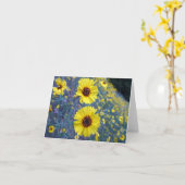 Madia-Blume im Sequoia-Nationalpark Karte (Gelbe Blume)