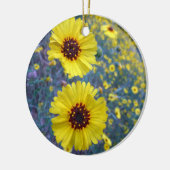 Madia-Blume im Sequoia-Nationalpark Keramik Ornament (Links)