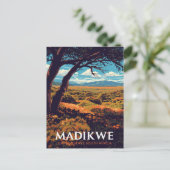 Madikwe-Reservat Südafrika Postkarte (Stehend Vorderseite)