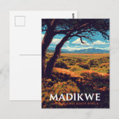 Madikwe-Reservat Südafrika Postkarte (Vorne/Hinten)