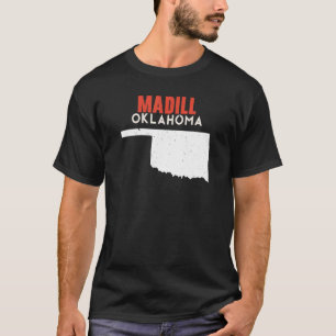 Madill USA Staat America Travel Oklahoman T-Shirt