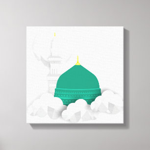 Madina islamische Leinwand-Kunstarbeit Leinwanddruck