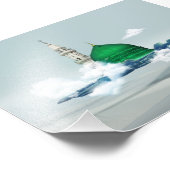 Madina Islamische Leinwand Kunstdesign Ost-Arabian Fotodruck (Ecke)