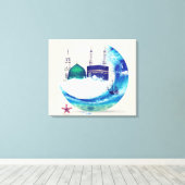 Madina mecca Islamische Leinwand Kunstdesign Ost (Insitu (Holzboden))