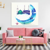 Madina mecca Islamische Leinwand Kunstdesign Ost (Insitu (Wohnzimmer))