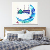Madina mecca Islamische Leinwand Kunstdesign Ost (Insitu (Schlafzimmer))