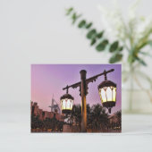 Madinat Jumaira bei Sunset Burj Al Arab Postkarte (Stehend Vorderseite)