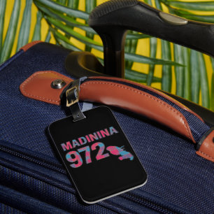 Madinina 972 - Martiniquaischer Stolz Madras  Gepäckanhänger
