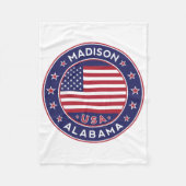 Madison, Alabama Fleecedecke (Vorderseite)