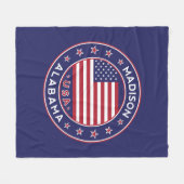 Madison, Alabama Fleecedecke (Vorderseite (Horizontal))