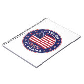 Madison, Alabama Notizblock (Linke Seite)