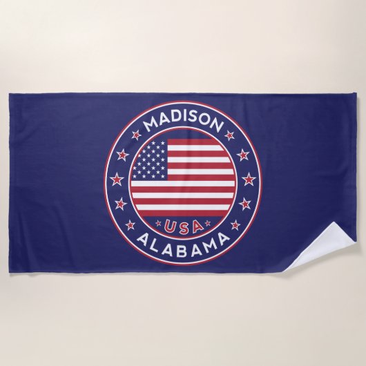 Madison, Alabama Strandtuch (Vorderseite)