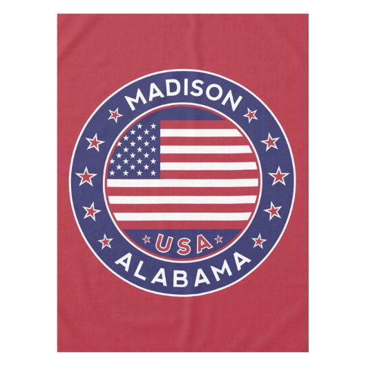 Madison, Alabama Tischdecke (Vorderseite)