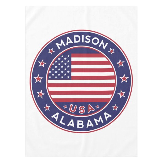 Madison, Alabama Tischdecke (Vorderseite)